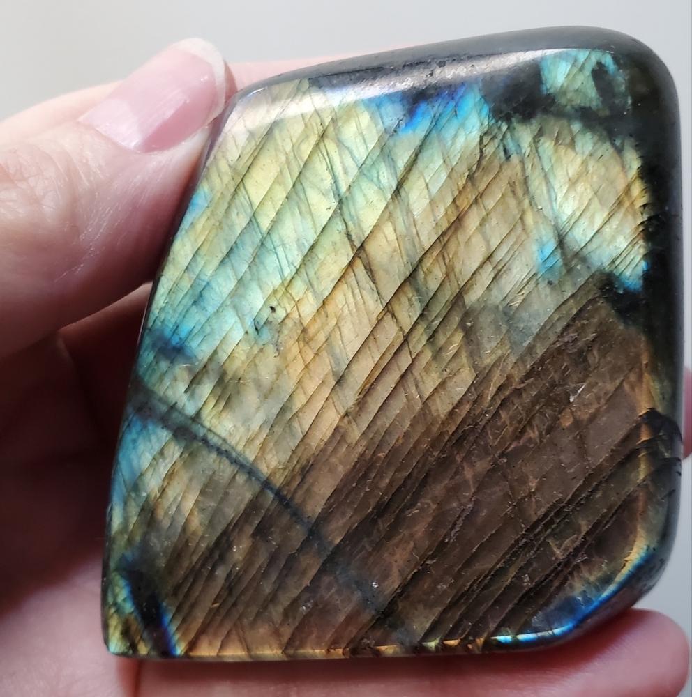 Labradorite Crystal Freeform 0.59 pounds - Picture 6 of 10